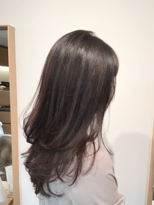 ロングヘアも軽やかに