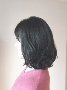 香草カラーでオリーブアッシュに