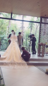 結婚式に