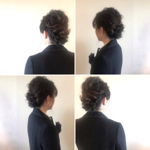 お呼ばれヘアセット